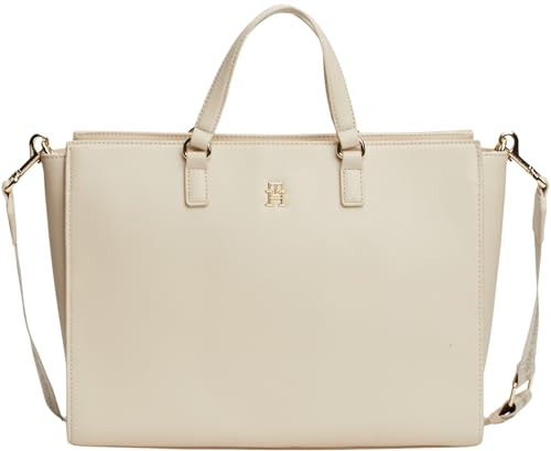 Tommy Hilfiger TH FRESH SATCHEL Umhängetasche Damen, Beige (Classic Beige), OS