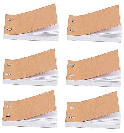 EXCEART 6 Stück Multifunktions Skizzenpapier Für Kinder Leeres Flipbook Zeichenblock Praktisches Skizzenpapier Für Animation Und Kreative Projekte