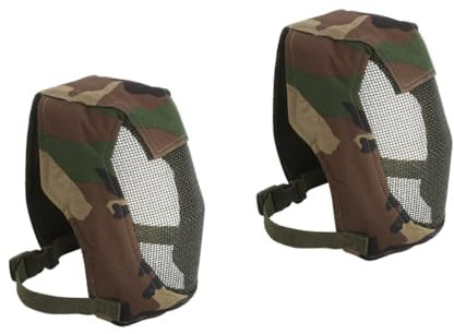 Supvox 2stücke Outdoor-feldoperation Schutzmaske Vollständige Gesichtsmaske Mit Stahlgitter Atmungsaktive Schutzausrüstung Für Fechttraining Und Wettkämpfe