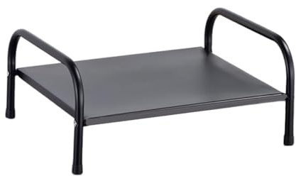 Baoblaze Induction Cooker Holder Kitchen Shelf Top Cover Portable Convenient Handle Versatile Spice Storage Holder Pan Organizer, black