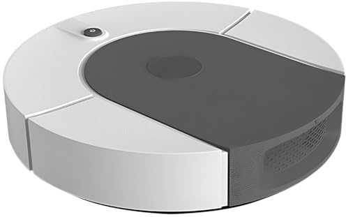 yeeplant Aspiradora robótica, potente succión de 4500 Pa, barrido, aspiración y trapeador 3 en 1, tiempo de funcionamiento de 90 minutos, batería de 1200 mAh, prevención automática de obstáculos