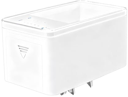 Wscwl Fish Automatic Feeder,Programming Tank Food Dispenser - Fish Tank Feeder Automatic Vacation - for Freshwater Tropical Turtle Shrimp Tetras Bettas