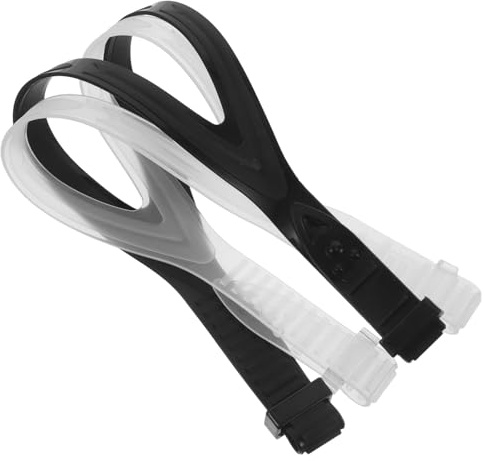 HONMEET 2 Correas de Repuesto para Gafas de Buceo de Silicona, Banda Universal para máscara de Snorkel, 2 Unidades, Ajuste cómodo, para Buceo y natación, Hombres y Mujeres