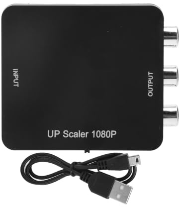 Ailgely HD Multimediagränssnitt Till AV-omvandlare, Flexibel Videoadapter för NTSC- och PAL-TV-apparater, Högupplöst Utgång med Mini-USB-nätsladd
