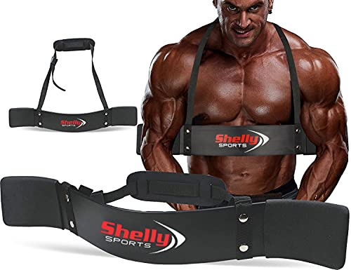 Shelly Arm Blaster Bizeps Workout Equipment für Big Arm Bizeps Blaster für Curling Bars für Gewichtheben, Bizeps-Curl-Unterstützung Armisolator für Muskelgewinne, Bodybuilding,