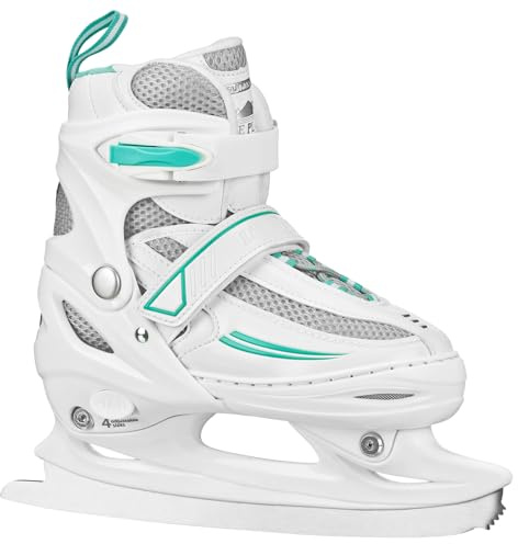 Lake Placid Summit Flicka justerbar skridsko vit/mint medium (1-4)