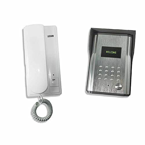 Campanello Citofono 4 Fili Completo Di Pulsantiera Esterna Per Case E Ville