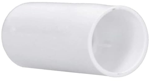 100 Stück Verbindungsmuffe Ø 16x45mm M16 PP für Kunststoff-Stangenrohr weiß Voxura