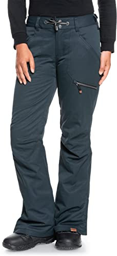 Roxy Damen Nadia Schneehose mit DryFlight Technologie, True Black (KVJ0), X-Large