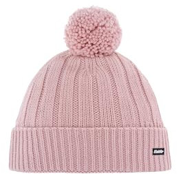 Eisbär Mütze Herren & Damen Ayo Pompon Pink - Merino Unisex mit Fleece Bommelmütze schützt vor Kälte und Wind - Pudelmütze Haube aus Österreich