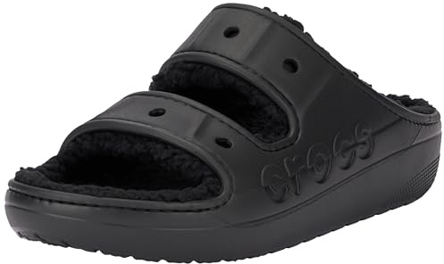 Crocs Unisexe Adulte Baya Cozzzy Sandal Sandales, Black, 43/44 EU