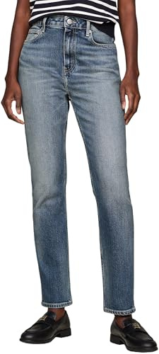 Tommy Hilfiger Vaqueros Mujer Cigarette Slim Fit, Azul (Pat), 29W/30L