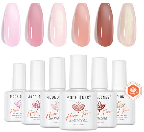 MODELONES Gel Nail Polish Set Shine Blue 010