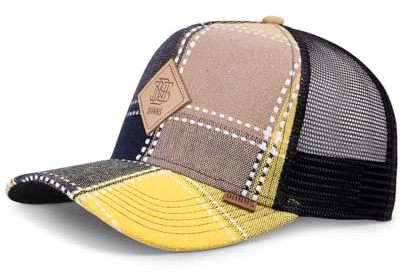 Djinns - EmboCheck - Trucker Cap Meshcap Hat Kappe Mütze Caps