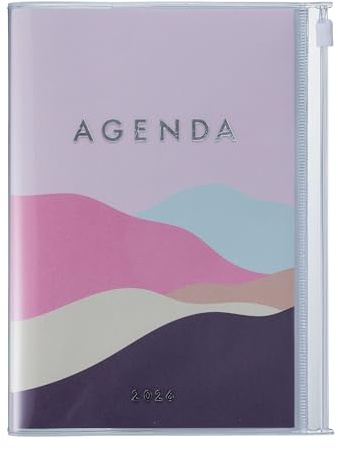 MARK'S 2025/26 Taschenkalender, B6 Mountain, Pink: Von Oktober 2025 bis Dezember 2026
