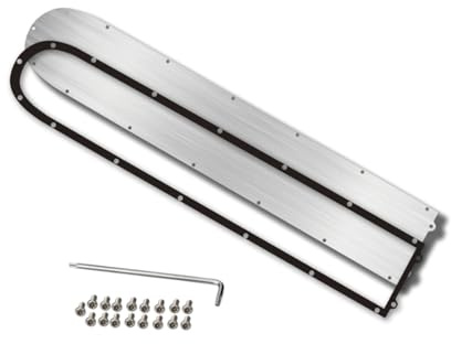 mioosho 1Set Electric Scooters Chassis Protecting Stainless Steel Battery Bottom Covers for Electric Kicks Scooters