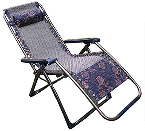 HPTHLY Loungesessel, Stuhl Chaiselongue Büro Klappstuhl Mittagspause Liegestuhl Sessel Einzelsessel Sommer Erwachsene Siesta Bett Camping Strand Loungesessel Tragfähigkeit
