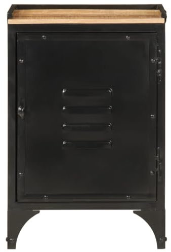 HEFZGDB Badschrank 40x30x60 cm Eisen und Massivholz Mango Büroschrank Badezimmerschrank Badezimmerschränke Mehrzweckschrank für Toilette Badezimmer Wohnbereich Küche
