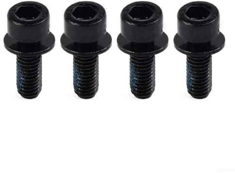 4 Pack M6 Bicycle Hydraulic Disc Brake Caliper Screws for Secure Brake System Installation
