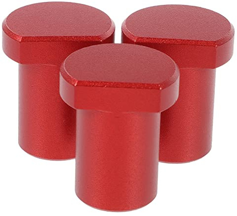 Gatuida 3pcs Bench Dogs Aluminum Alloy Workbench Stopper for Woodworking Easy Installation Durable Planing Plug for Routing Cutting Sanding