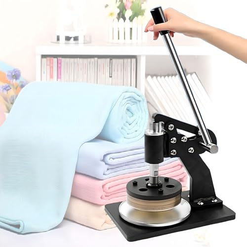 Taglierina rotonda per campioni di tessuto, coltello manuale per campionamento a pressione per dischi rotondi da 100 cm² di tessuto, spessore di taglio 0,1-10 mm, per tessuti, tappeti, pelle