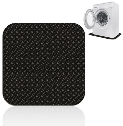 Anti-Vibration Mat Washing Machine 60 x 60 cm Double-Sided Non-Slip Mat Washing Machine Can Be Cut to Size for Washing Machine, Dryer, Fitness Equipment