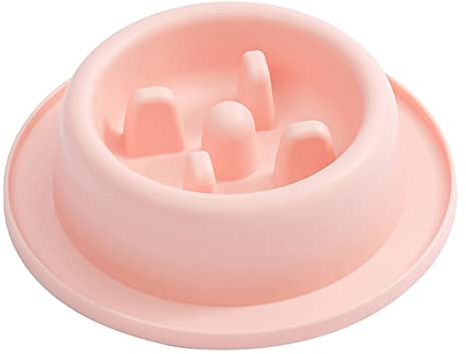WNXGNHO Bol d'alimentation lente pour chiens forme drôle anti-avaler pour alimentation lente pour animaux domestiques, bol interactif pour arrêter le gonflement des bols antidérapants