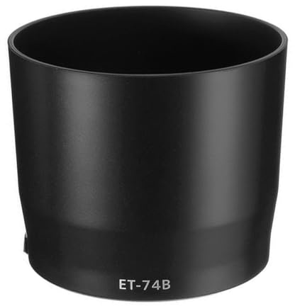 Ludom ET-74B - Paraluce per obiettivo da 67 mm, adatto per lenti II USM da 70-300 mm (nero)