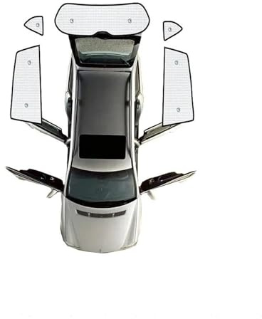 Soleil Voiture Pare Brise Avant pour Toyota pour RAV 4 pour RAV4 40 2013-2018 pour XA40 Pleine Voiture Protection Solaire Fenêtre Pare-Soleil Anti-UV Couvre Accessoires(Rear sunshades)