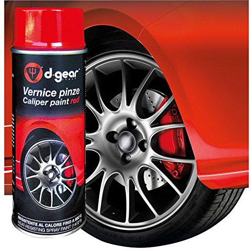 Lack für Bremssattel, für hohe Temperaturen bis 800 ° geeignet, Rot, für Auto Motorrad Motorroller, Boot