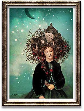 Cathrin Welz-Stein Hochwertiger Kunstdruck Poster Print – Beauty - Künstlerin A4-210mm x 297mm Badezimmer Deko Bilder Wohnzimmer Poster & Kunstdrucke | Lieferung ohne Rahmen