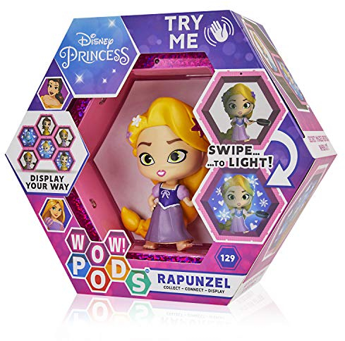 WOW! PODS Disney Princesse Raiponce Figurine de Collection Officielle Lumineuse à tête branlante