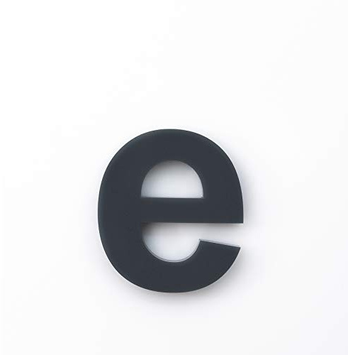 Meinplexi Lettre en acrylique B-e-15 anthracite RAL : 7016