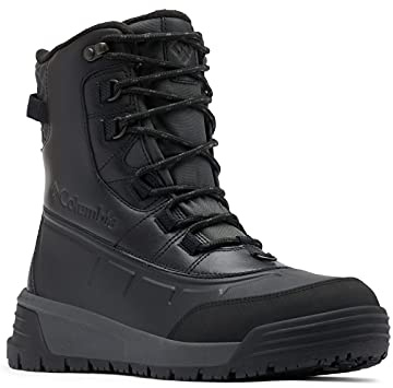 Columbia BUGABOOT CELSIUS botas de nieve impermeables Hombre , Negro (Black x Shark), 43 EU