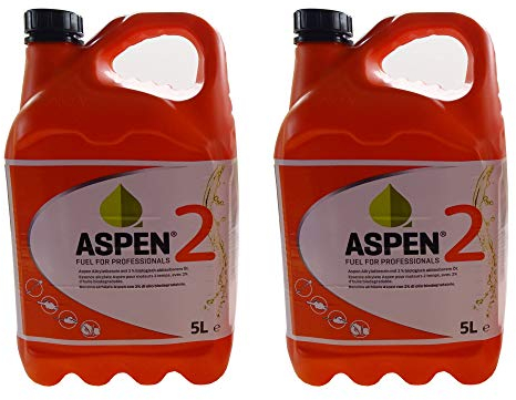 10 Liter ASPEN 2-Takt Alkylatbenzin | Sonderkraftstoff 2 x 5 Ltr. Sparset