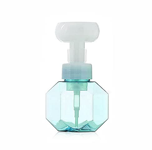DawnDream Schaumseifenspender Flüssige Seifenspender Schaumpumpe Blume Form Schaum Leere Flasche Kunststoff Klare Flasche Dusche Gel Badezimmer Produkte 300ml Seifenspender Automatisch