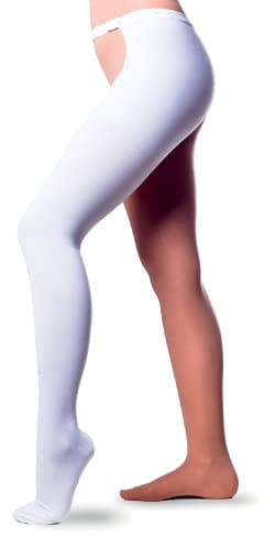 Linphelle Calza Monocollant Antitrombo Medicale a Compressione Graduata, Gamba Sinistra, Calze Elastiche Antiembolismo per Degenza, Taglia 2