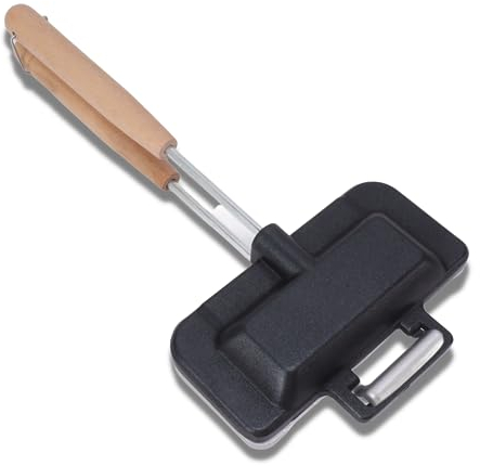 Padella a Doppia Faccia per Sandwich, Formaggio Alla Griglia Padella Antiaderente per Sandwich Flip Grill Padella per Colazione Pancakes, Omelette, Frittate, Pane e Toast