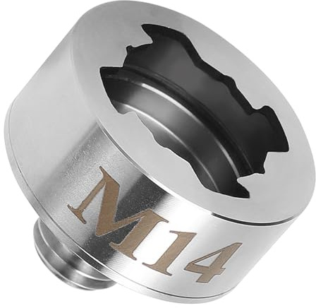CPROSP X-Lock Adapter for Angle Grinder, Quick Release Nut M14 with O-Ring for Diamond Bit Cutter, Stainless Steel