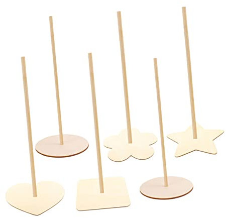 CIYODO 6St Donut-Stand kreatives Donutregal Donut-Rack für den Haushalt donut ständer donutständer Ausstellungsregale Dekor Donut-Dessertregal Donutregal aus Holz Krapfen schmücken