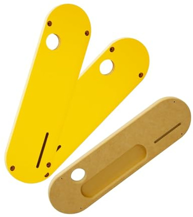 Powswopx 3 Pack Zero Clearance Inserts Laminated Fit for DeWalt DWE7485 DCS7485B, DCS7485T1 with riving Knife Slot (13 x 3.75)