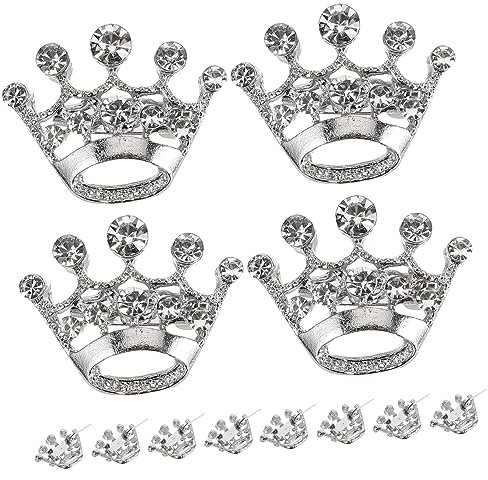 LIFKOME 36stücke Silberne Krone Brosche Für Party Und Pageant Design Für Kleidung Taschen Und Schals