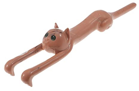 FRCOLOR Rascador de Espalda Portátil para Aliviar la Picazón de Plástico Forma de Gato Masajeador y Proporcionar Experiencia Cómoda para Adultos y Mujeres Embarazadas