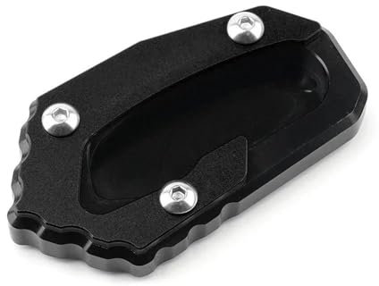 VQLDPX Motorrad-Seitenständerfuß-Verlängerungspolster Für Indian FTR 1200 S 2019 2020 2021. Verlängerte Fußpolster. Motorradständer Platte Verbreiterung(Schwarz)