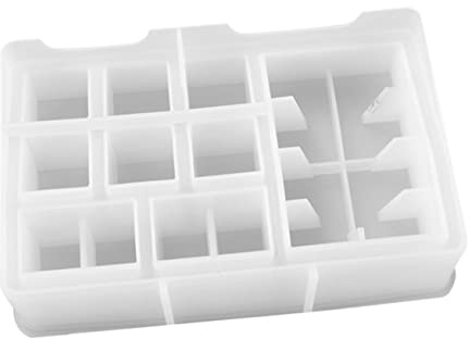 VILLCASE Silikonform Für Selbstgemacht Lippenstift Kasten Und Aufbewahrungsbox Epoxidharz Gießform Bastelfertig Geruchsneutral Bpa Frei Für Schmuckbox Bastelarbeiten Handmade Geschenke