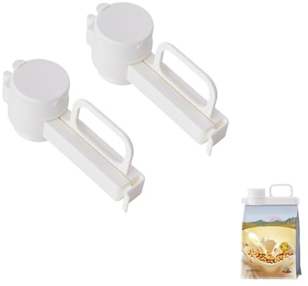 Eruceky 2 clip para bolsas con boquilla, clips de cierre con escurridor, clips de cierre con sacudida, reutilizables para alimentos,dispensador de aperitivos para embalaje, dulces