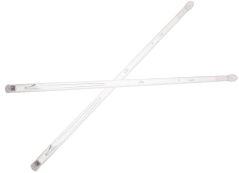 TOYANDONA Bunte LED Drumsticks aus Polymer mit Batterie Sicherer Sitz und Beeindruckendem Lichteffekt für Schlagzeugzubehör