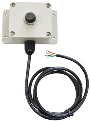 LeTkingok Sensor de Humo RS485, DC12-24V, Alarma de Detección de Humo, Transmisor de Gas, Sonda (0-5V)