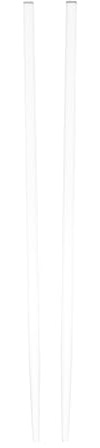 Ipetboom Baguettes Japonaises Transparentes En Verre Réutilisables 9.45 Pouces Surface Lisse Prise Confortable Pour Sushi Sashimi Cuisine Japonaise 1 Paire