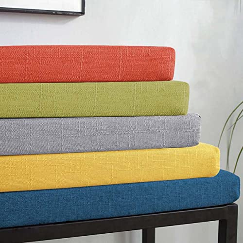 Genérico Cojín Grueso Azul Marino para Banco de jardín de 2 o 3 plazas, 80/100/120 cm de Largo, para Comedor Interior y Exterior, cómodo para Columpio de Patio (120 x 30 x 5 cm)